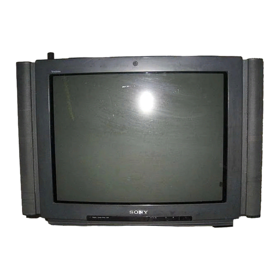Sony KV-E2941B Color CRT TV Manuals