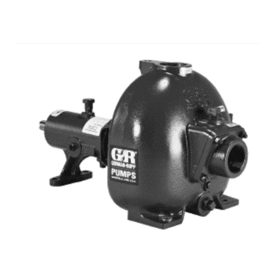 GORMAN-RUPP PUMPS 83C52-B Installation, Operation, And Maintenance Manual With Parts List