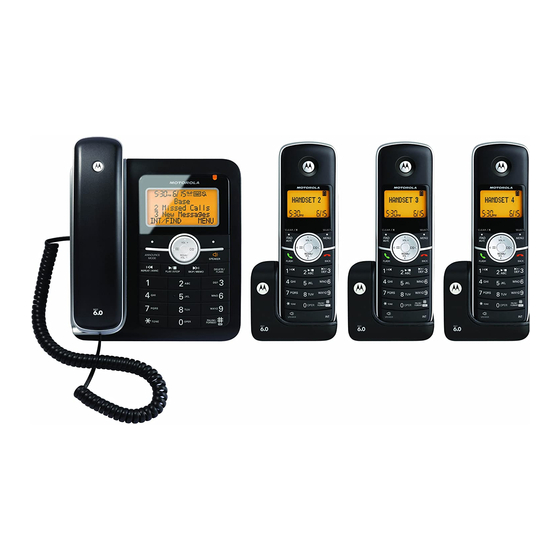 Motorola L402C - DECT 6.0 Corded/Cordless Phone Manuals