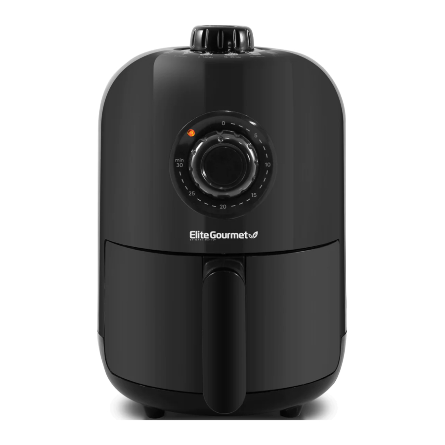 Elite Gourmet EAF1121 - 1QT. Oil-Free Air Fryer Manual