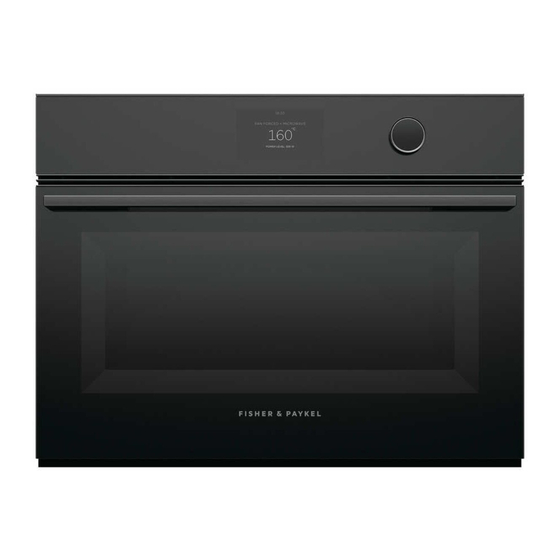 Fisher & Paykel MINIMAL OM60NMTDB1 User Manual