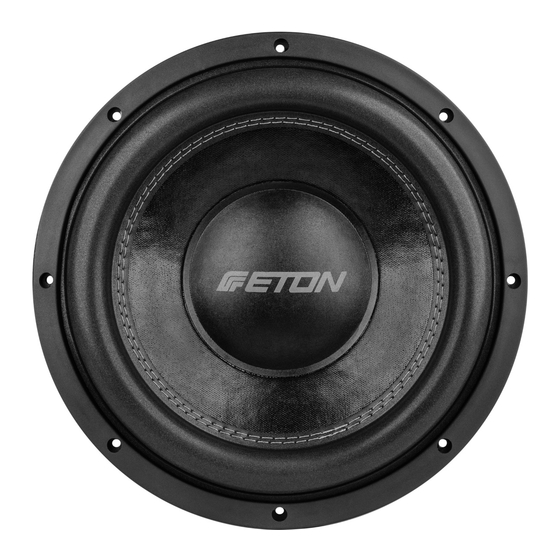Eton MW12 Instruction Manual
