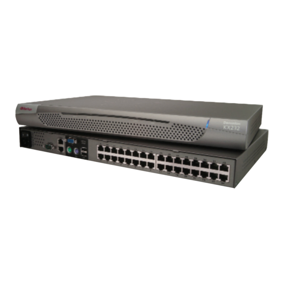 Raritan Dominion KX Quick Installation And Setup Manual