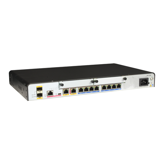 Huawei AR1200 Series Configuration Manual