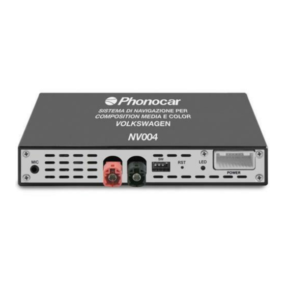 Phonocar NV004E Instruction Manual
