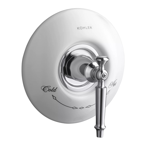 Kohler K-T10110 Installation Manual