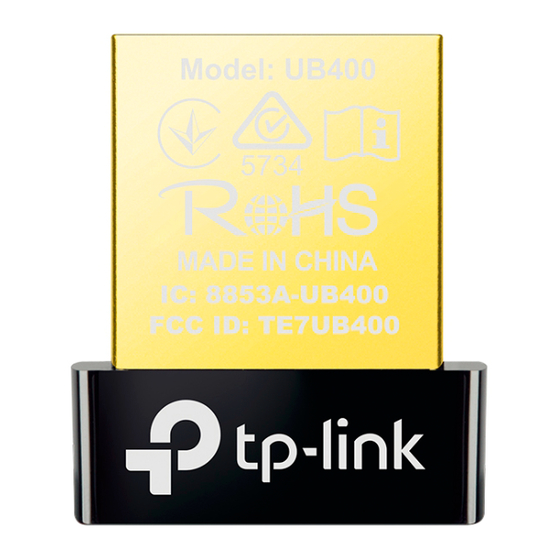 TP-Link UB400 Quick Installation Manual