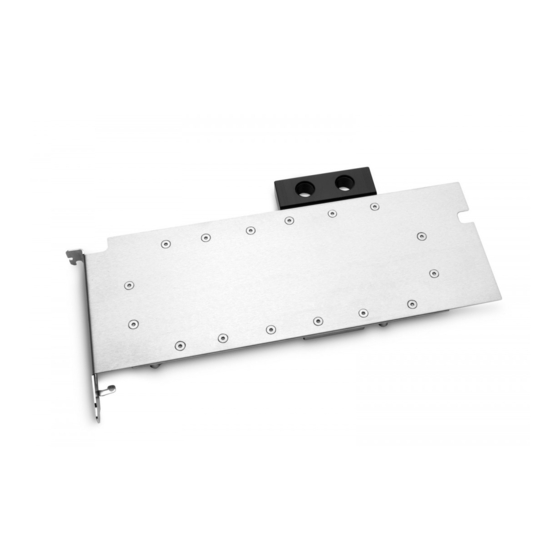 ekwb EK-FC GV100 PRO Installation Manual