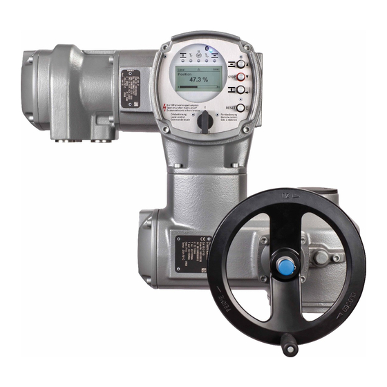 AUMA SGExC 07.1-F07 Operation Instructions Manual