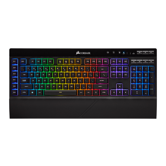 Corsair K57 RGB WIRELESS Manual