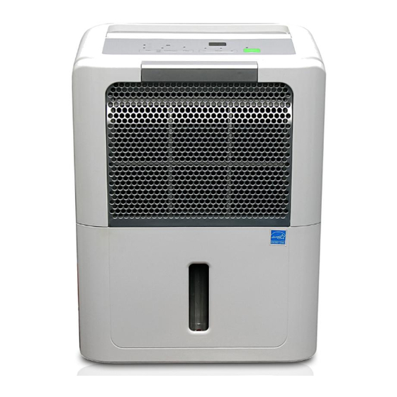 Whynter RESIDENTIAL PORTABLE DEHUMIDIER RPD-651W Manuals