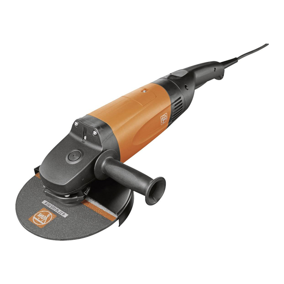 Fein WSG 20-180 Repair Instructions
