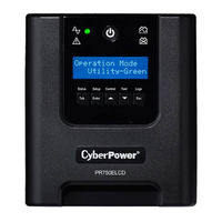 CyberPower PR1000ELCD Function Setup Manual
