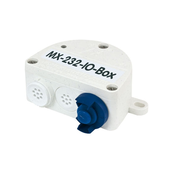 Mobotix MX-OPT-RS1-EXT Quick Install
