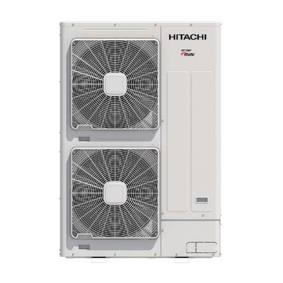 Hitachi RAS-120HNBRMQ2 Manual