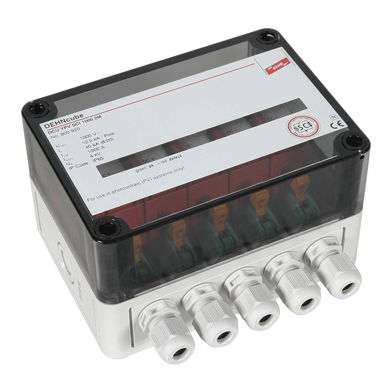 dehn DCU YPV SCI 1000 1M Installation Instructions