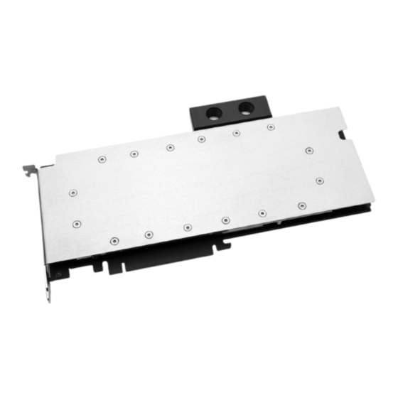 ekwb EK-FC GV100 PRO Installation Manual