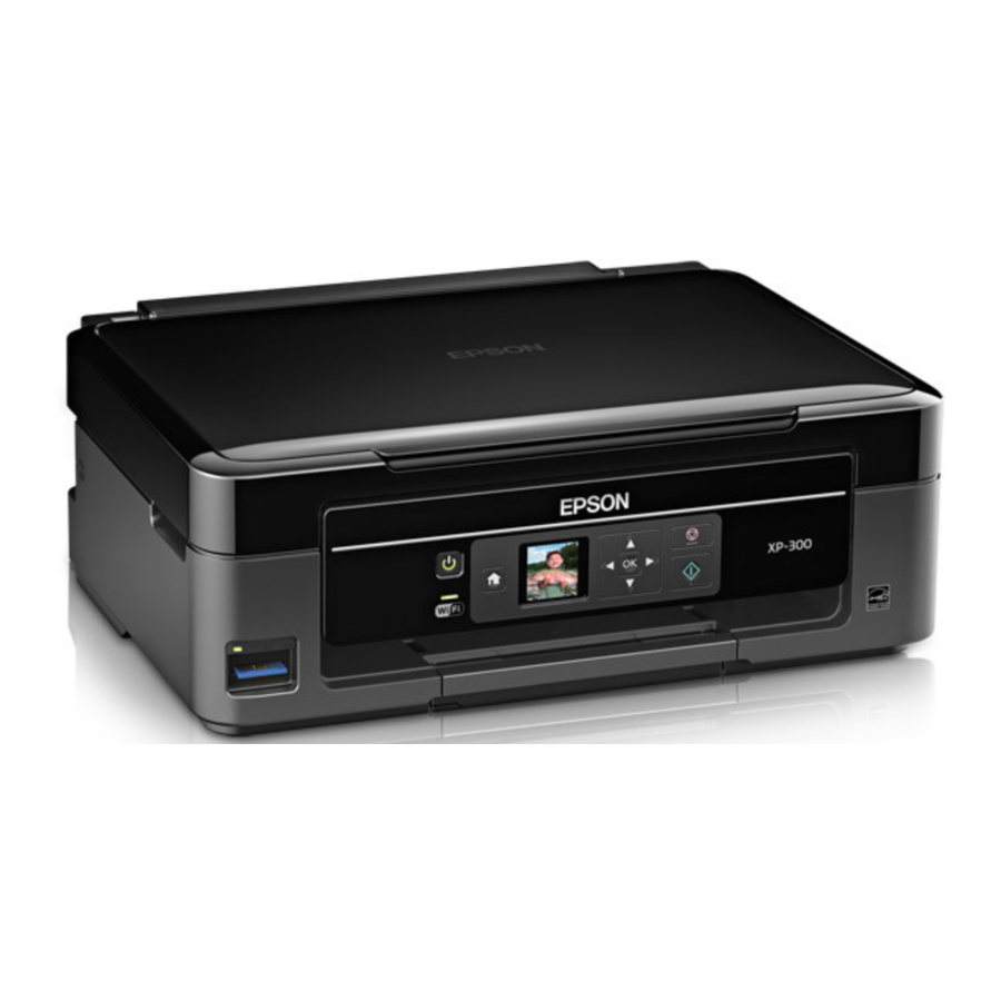 Epson Small-in-One XP-300 - All-In-Ones Printer Quick Installation Guide
