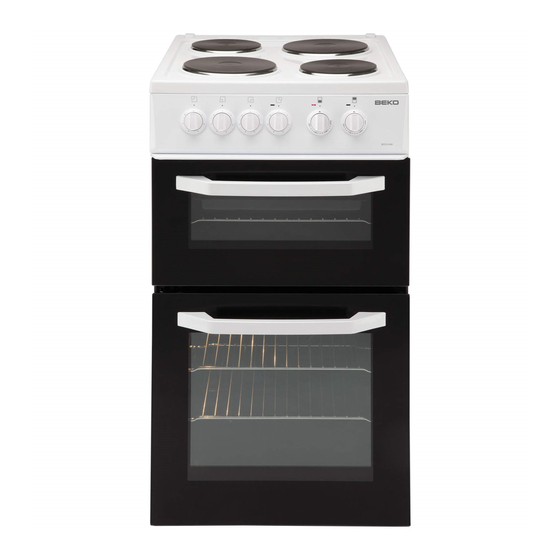 Beko BD 531 A Double Cavity Cooker Manuals