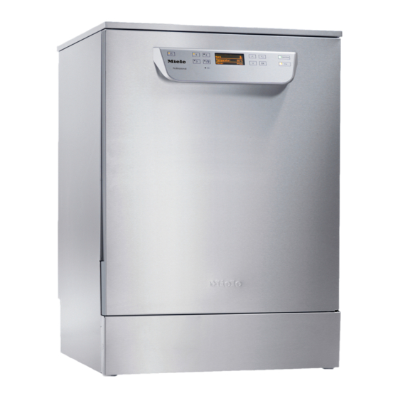 Miele professional PG 8057 TD Installations Plan