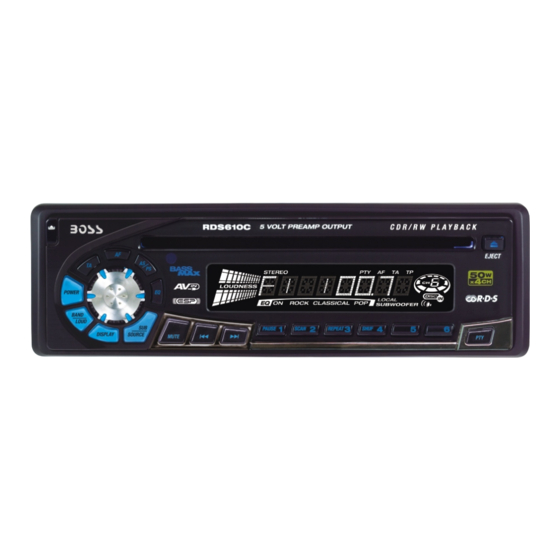 Boss RDS610C User Manual