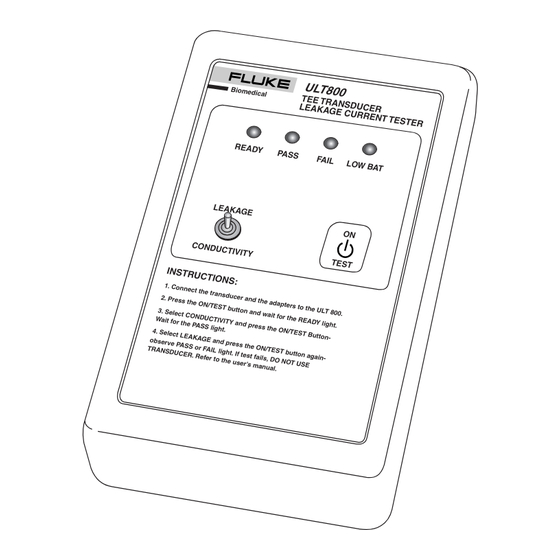 Fluke ULT800 User Manual