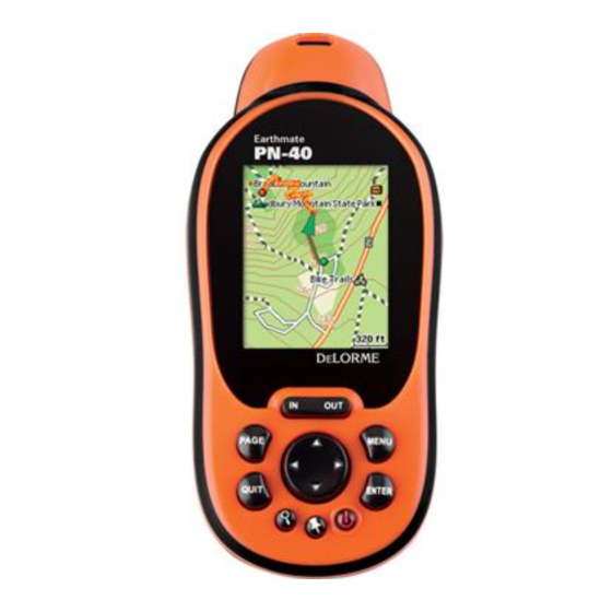 DeLorme Earthmate PN-40 Quick Start Manual