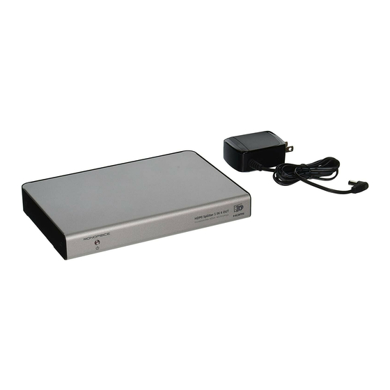 Monoprice HD-140E3-3D-V2 Manual