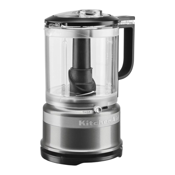 KitchenAid KFC0516 User Manual