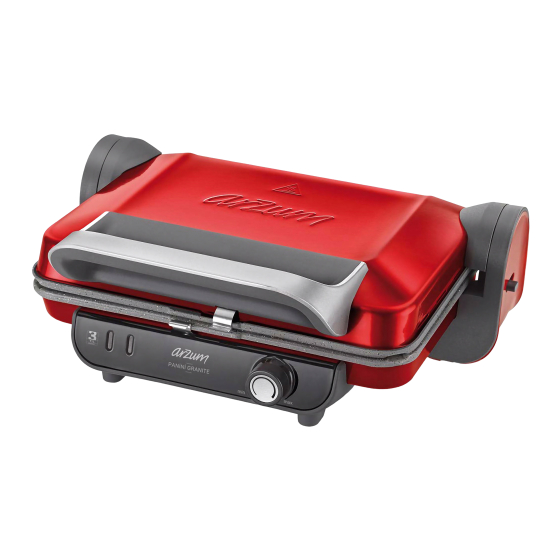 Arzum Panini Granite AR 2006 Instruction Manual