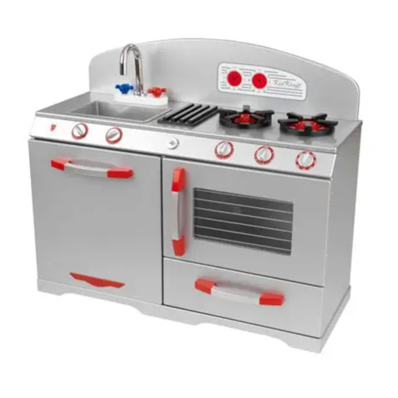 KidKraft Silver Retro Kitchen Assembly Instructions Manual