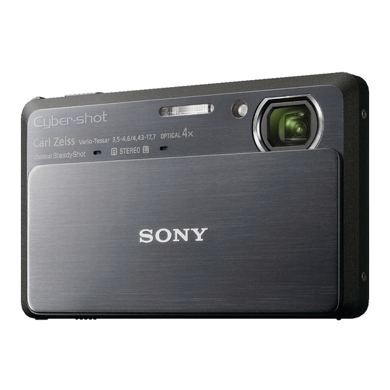 Sony DSC-TX9 Service Manual