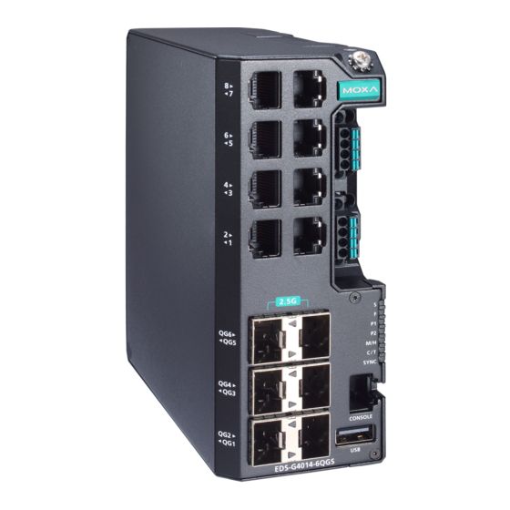 Moxa Technologies EDS-G4014 Series Manuals