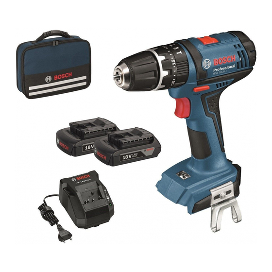 Bosch GSB 18-2-LI Professional Manuals