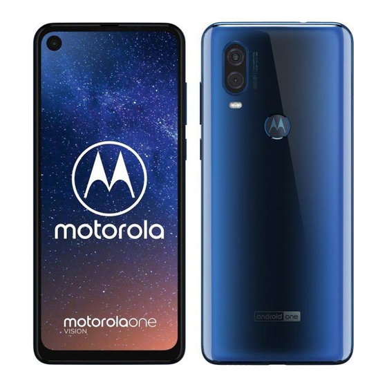 Motorola one Vision User Manual