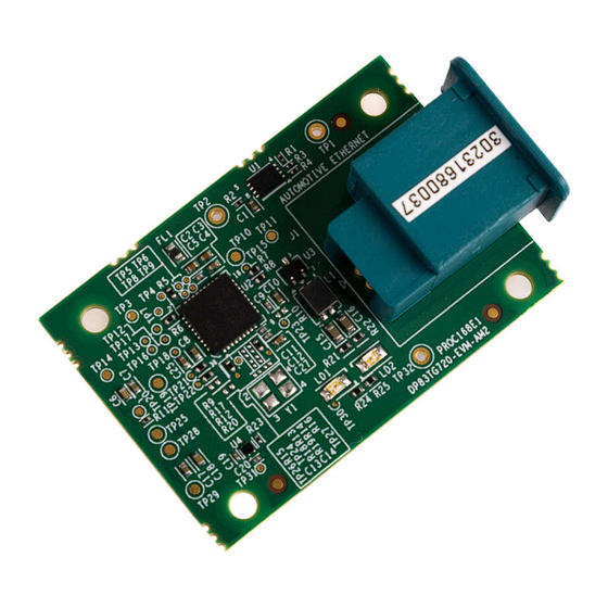 Texas Instruments DP83TG720-EVM-AM2 User Manual