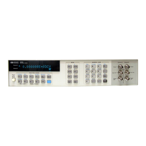 HP 3245A Command Reference Manual