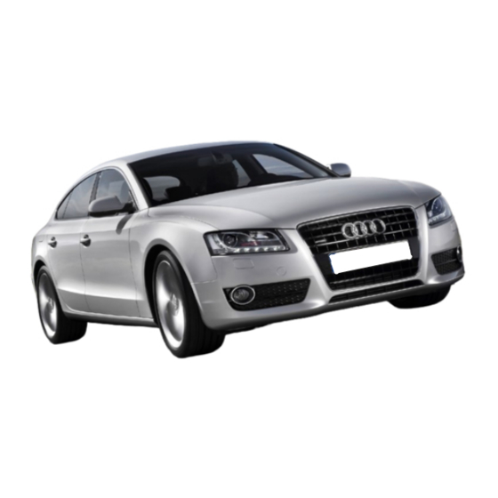 Audi A5 SPORTBACK Pricing And Specification Manual