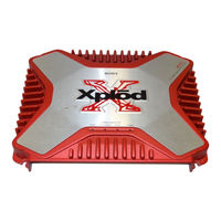 Sony XM-754SX Primary Service Manual