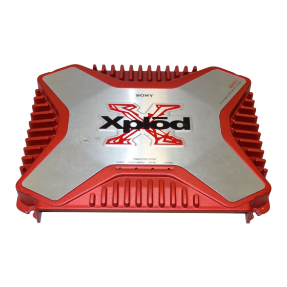 Sony xm-754sx Service Manual