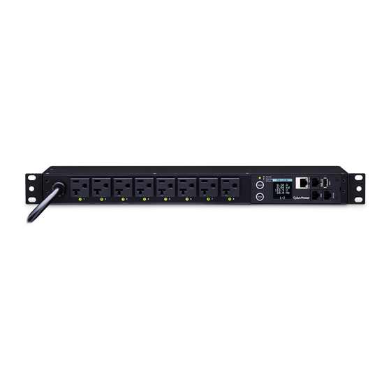 CyberPower PDU81001 Manuals