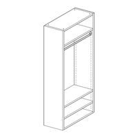 Modular Closets HANGING TOWER UNIT Assembly And Installation Instructions Manual