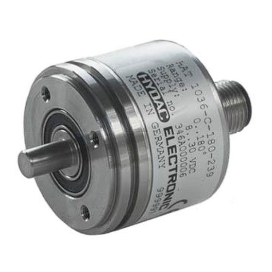 HYDAC ELECTRONIC HAT 1000-CAN-FS Series Manual