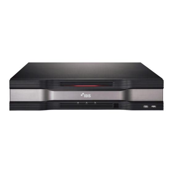 Idis DR-6308P-A Installation Manual