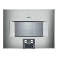 Gaggenau BS474112 User Manual And Installation Instructions