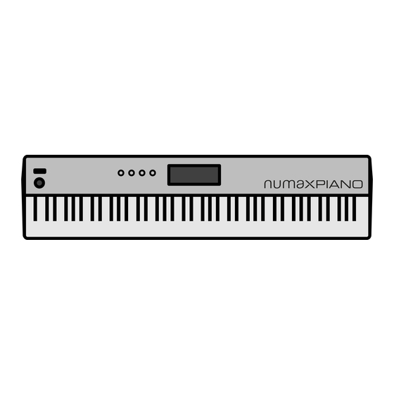 Studiologic Numa Compact X SE User Manual