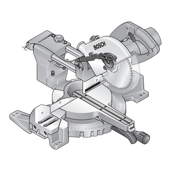 Bosch Professional GCM 10 S Original Instructions Manual