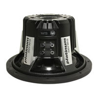 Db Drive Platinum Series Subwoofers PT10d2-d4 Installation Instructions