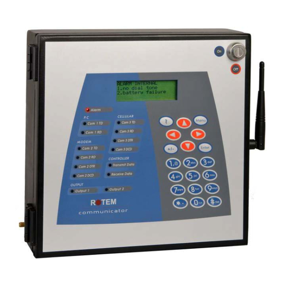 Rotem P-COMM-V1 Manuals