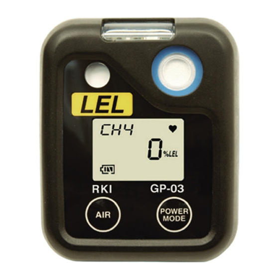RKI Instruments 03 Series Operator's Manual